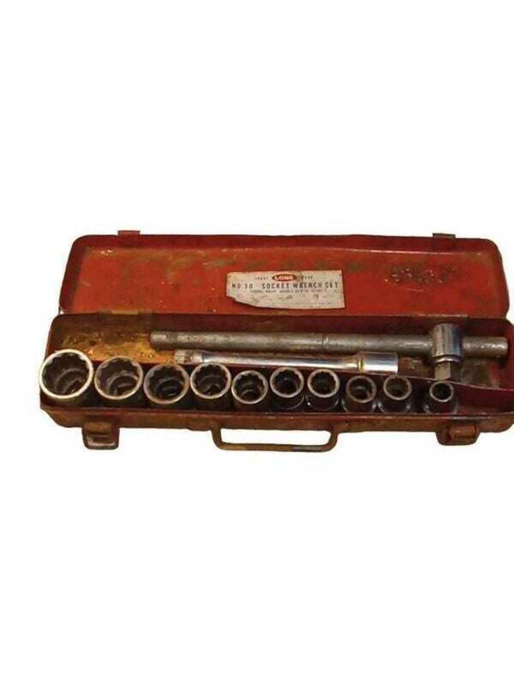 Long Number 30 1/2 Dr Socket Set includes 10 12 13 14 15 17 19 21 23 26 sizes